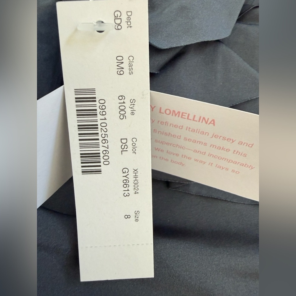 J.Grew Jersey Lomellina Grey One-Piece Swimsuit Size 8 NWT - Picture 7 of 15